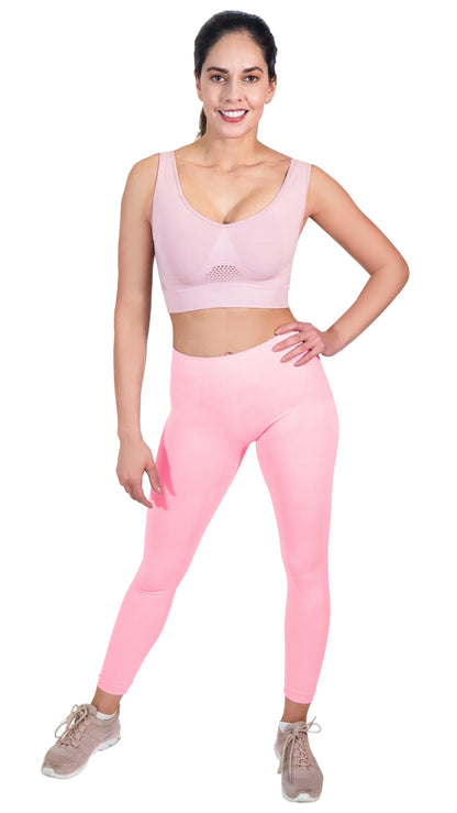 Bra + Leggings Duo Bundle — Seamless Comfort & Shaping Fit (S–XL)