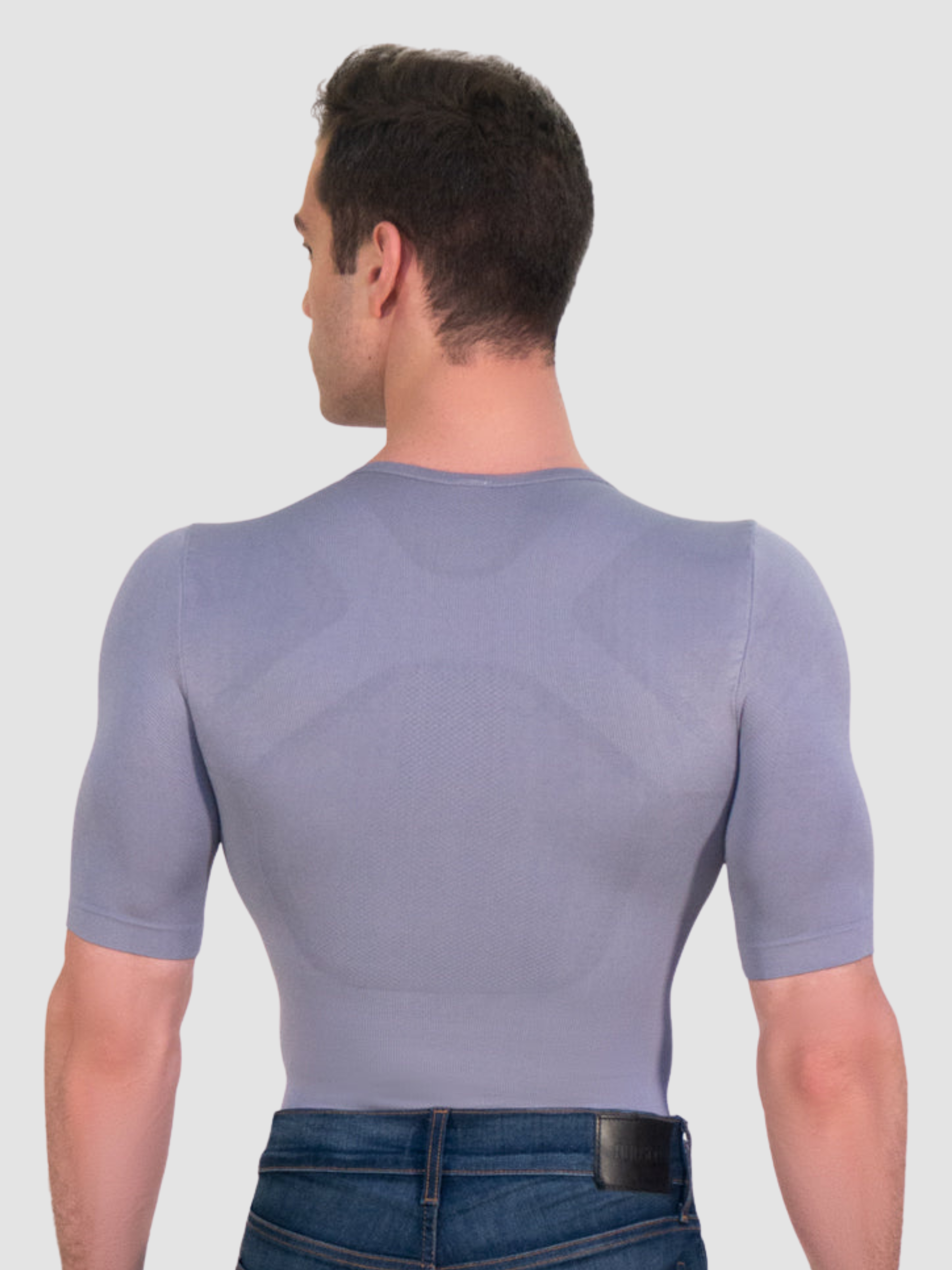Sculpting Shapewear T-Shirt by I LOVE SHAPE USA – X-Back Support & Compression (S–XL)