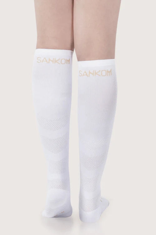SANKOM® Patent Light Compression Socks – White